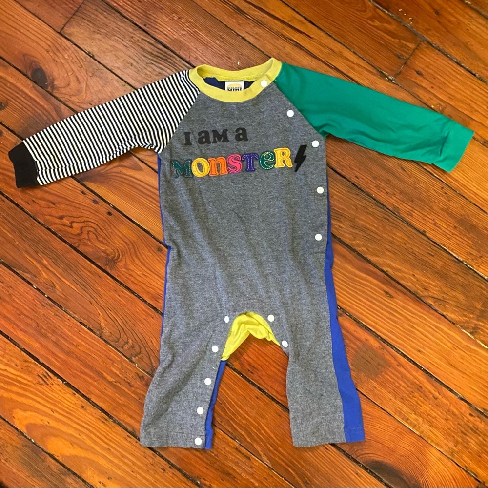 Harajuka Mini “I Am A Monster” Onesie Romper Size 12 Months